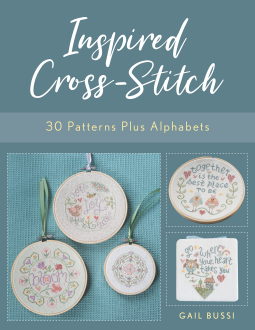 book cover for Inspired Cross-Stitch