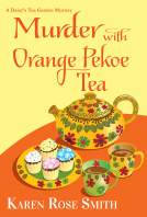 book cover for Murder with Orange Pekoe Tea