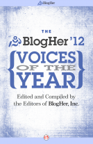 book cover for The BlogHer Voices of the Year
