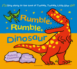 book cover for Rumble, Rumble, Dinosaur