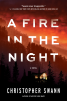 book cover for A Fire in the Night