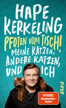 Buchcover für Pfoten vom Tisch!