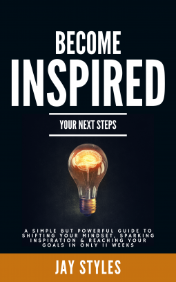 book cover for BECOME INSPIRED: YOUR NEXT STEPS