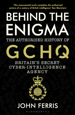 book cover for Behind the Enigma