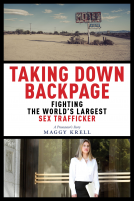 book cover for Taking Down Backpage