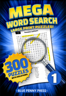 book cover for MEGA Word Search (Volume 1)