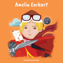 book cover for Amelia Earhart