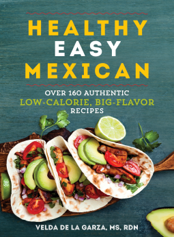 book cover for Healthy Easy Mexican