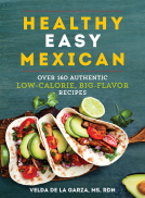 book cover for Healthy Easy Mexican