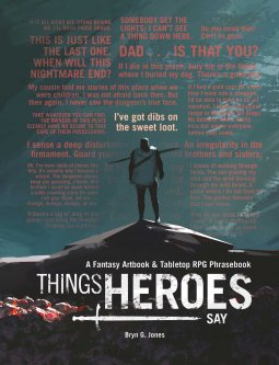 book cover for Things Heroes Say