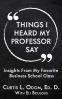 Cover Image: Things I Heard My Professor Say