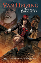 book cover for Van Helsing vs. Dracula's Daughter