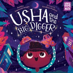 book cover for Usha and the Big Digger