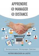 Couverture du livre pour Apprendre @ manager @ distance