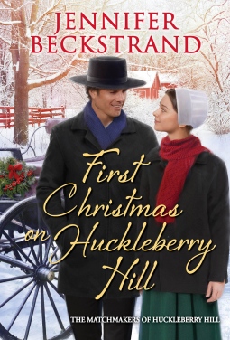book cover for First Christmas on Huckleberry Hill