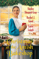 book cover for Christmas at the Amish Bakeshop