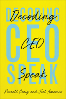 book cover for Decoding CEO Speak