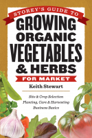 book cover for Storey's Guide to Growing Organic Vegetables & Herbs for Market