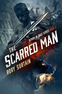 book cover for The Scarred Man