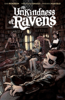 book cover for An Unkindness of Ravens