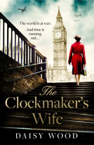 book cover for The Clockmaker’s Wife