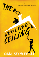 book cover for The Boy Who Lived in the Ceiling