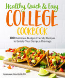 book cover for Healthy, Quick & Easy College Cookbook
