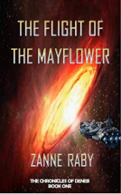 book cover for The Flight of the Mayflower