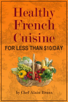 book cover for Healthy French Cuisine for Less Than $10/Day