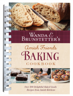 book cover for Wanda E. Brunstetter's Amish Friends Baking Cookbook