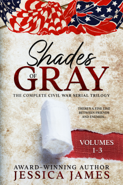 book cover for Shades of Gray: Complete Civil War Serial Historical Fiction