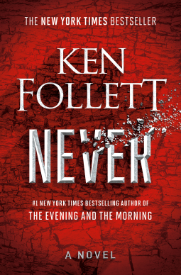 book cover for Never