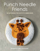 book cover for Punch Needle Friends