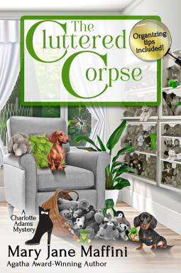 book cover for The Cluttered Corpse
