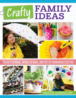book cover for Crafty Family Ideas