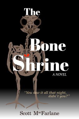 book cover for The Bone Shrine