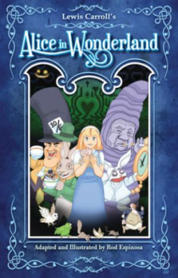 book cover for Alice in Wonderland