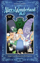 book cover for Alice in Wonderland