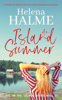 book cover for An Island Summer
