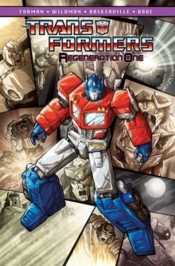 book cover for Transformers: Regeneration One Volume 1