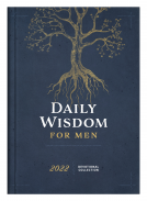 book cover for Daily Wisdom for Men 2022 Devotional Collection