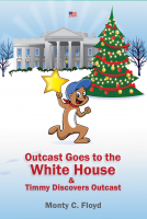 book cover for Outcast Goes to the White House