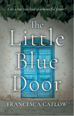 book cover for The Little Blue Door