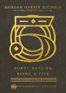 book cover for Forty Days on Being a Five