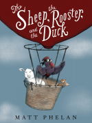 book cover for The Sheep, the Rooster, and the Duck
