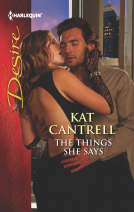 book cover for The Things She Says