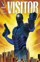 book cover for The Visitor