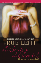 book cover for A SERVING OF SCANDAL