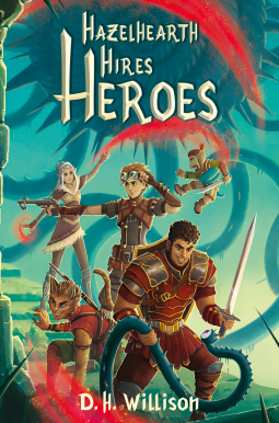 book cover for Hazelhearth Hires Heroes