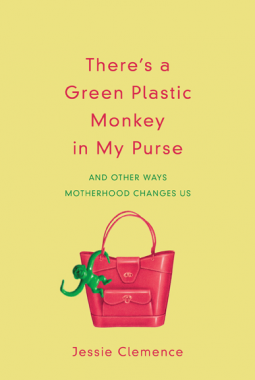 book cover for There's a Green Plastic Monkey in My Purse